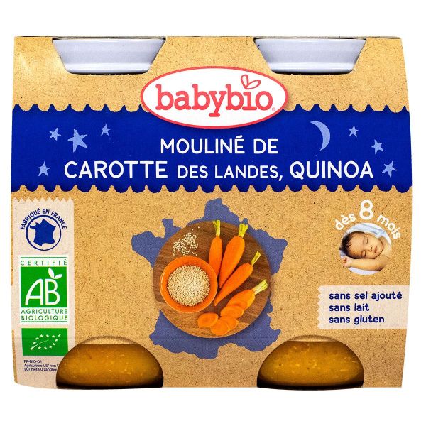 Petit pot bonne nuit carotte & quinoa 2x200g