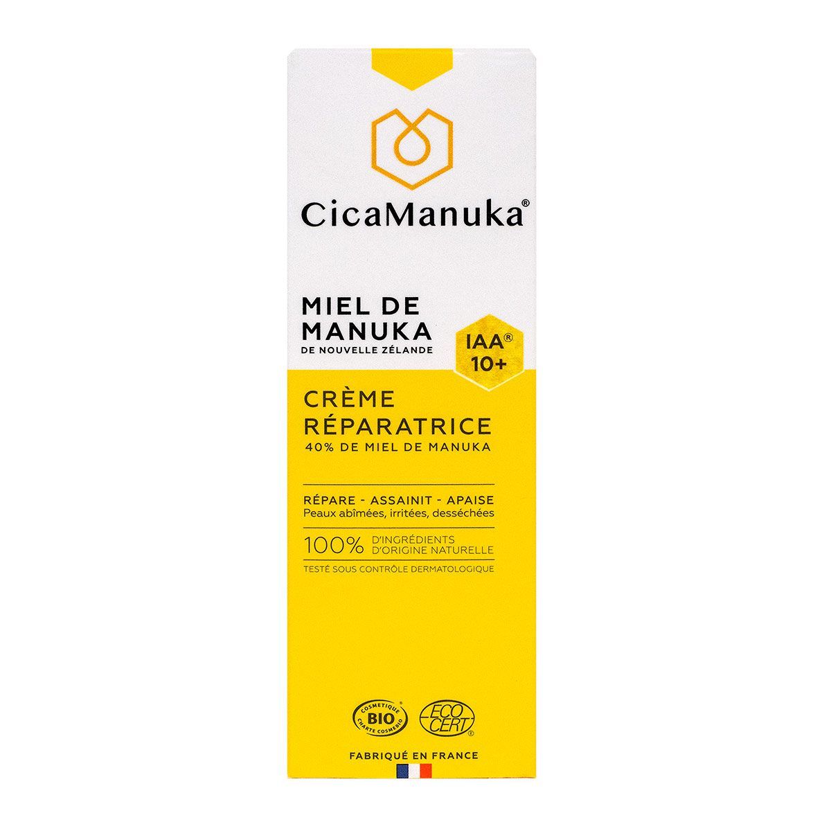 Crème réparatrice Bio 40% de Miel de Manuka IAA10+ - 40ml