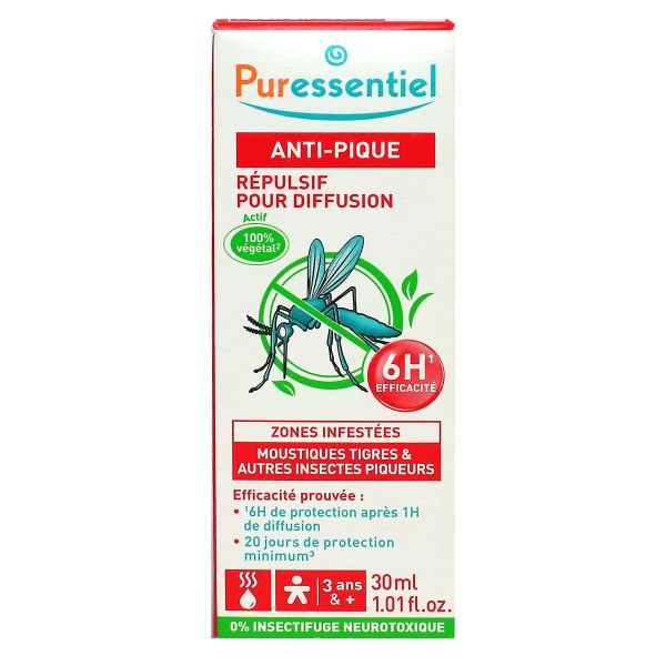 Anti-pique diffuse Citronnelle huiles essentielles 30ml