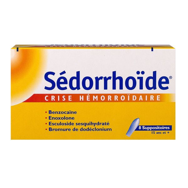 Sedorrhoide 8 suppositoires