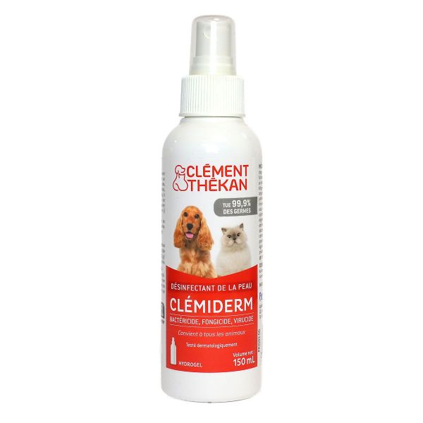Clemiderm spray desinfectant peau tous animaux 150ml