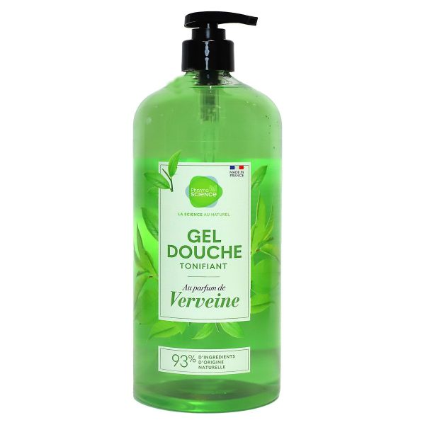 Gel douche tonifiant parfum verveine 1 Litre