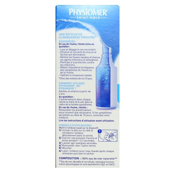Hygiène du nez jet dynamique 135ml