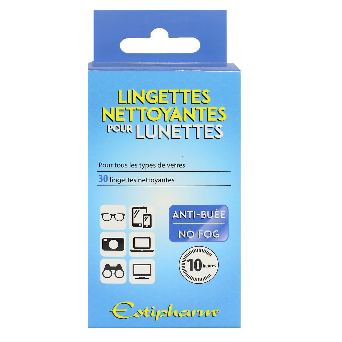 Lingettes nettoyantes lunettes