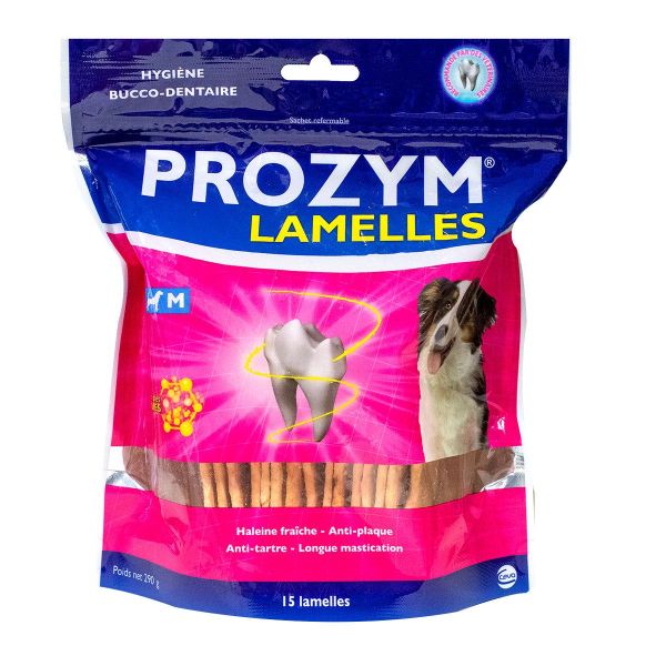 Prozym lamelles chien M 15-25kg 15 sticks