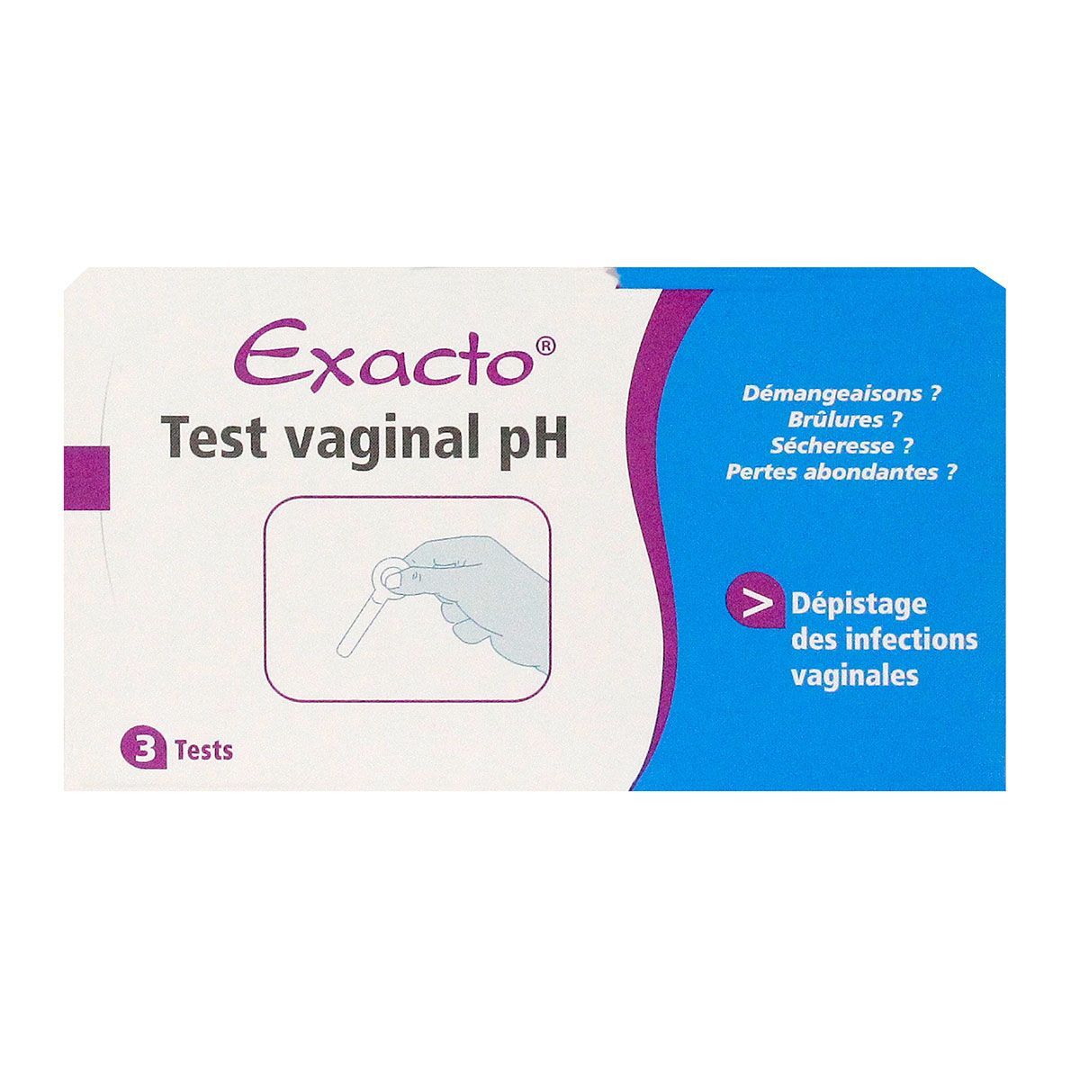 exacto test vaginal ph est un test rapide et simple qui permet de dépister  les infections vaginales