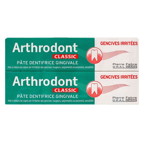Arthrodont Classic dentifrice gingivale 2x75ml
