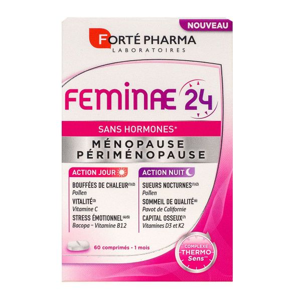 Feminae 24 ménopause périménopause 60 comprimés