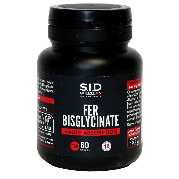 Fer Bisglycinate 60 gélules