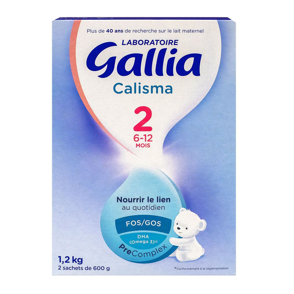 Calisma 2ème âge 6-12 mois 1,2kg est un lait infantile