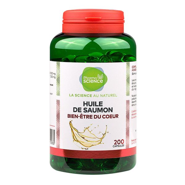 Huile de saumon 200 capsules