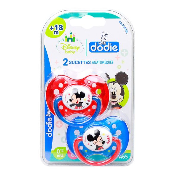 2 sucettes +18 mois Disney