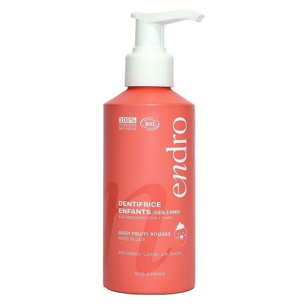 Dentifrice gel fluor fruits rouges 175g