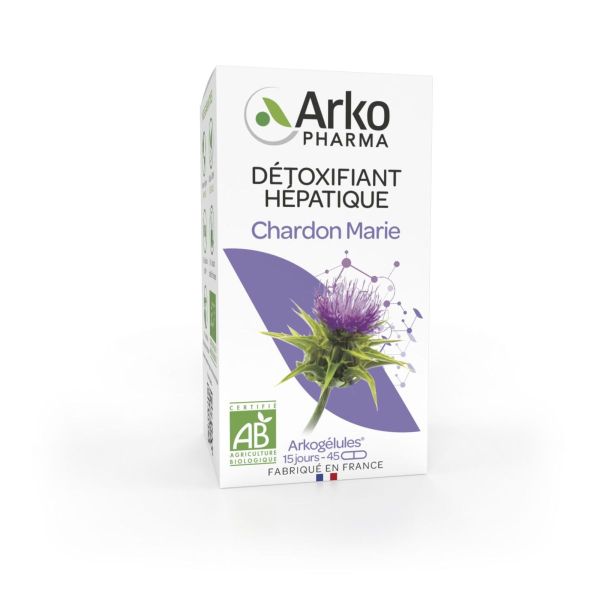 Arkogélules chardon marie 45 gélules