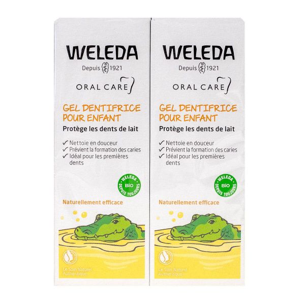 Gel dentifrice pour enfant 2x50ml