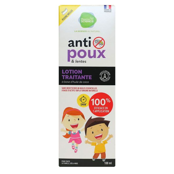 Lotion anti-poux et lentes 100ml