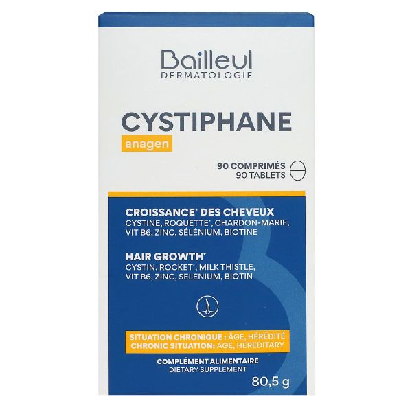 Cystiphane Anagen croissance des cheveux 90 comprimés