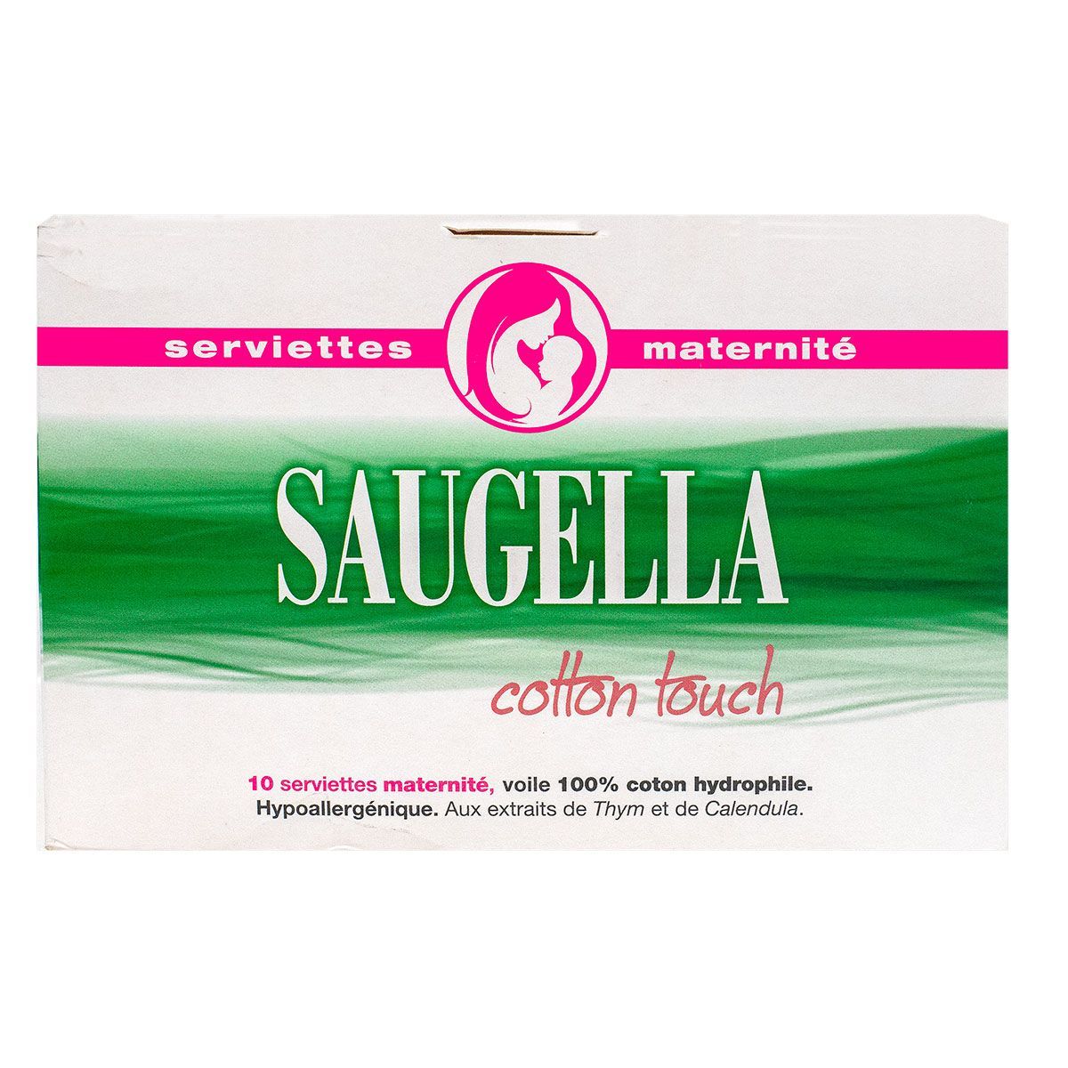 Cotton Touch 10 serviettes maternité sont hypoallergéniques