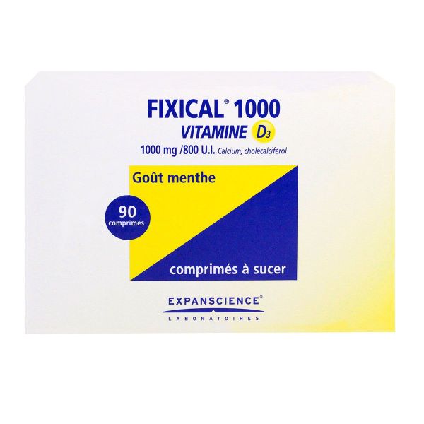 Fixical 1000 vitamine D3 90 comprimés