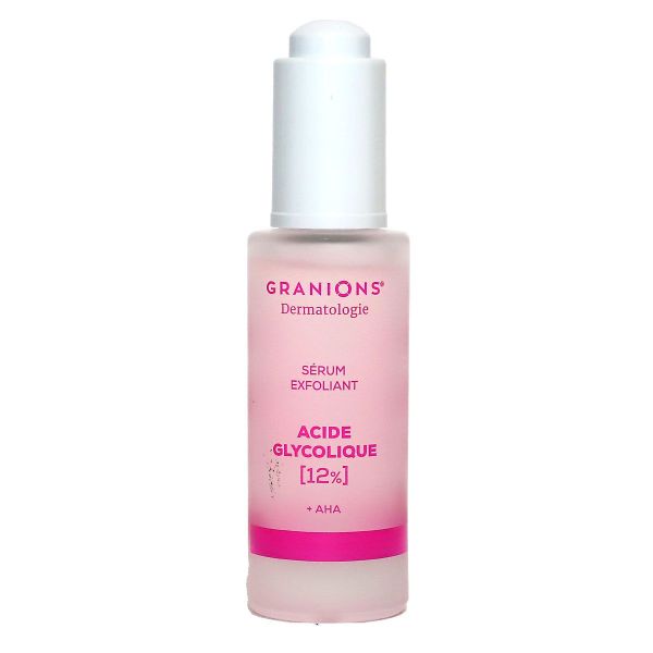 Dermatologie serum acide glycolique 12% 30ml