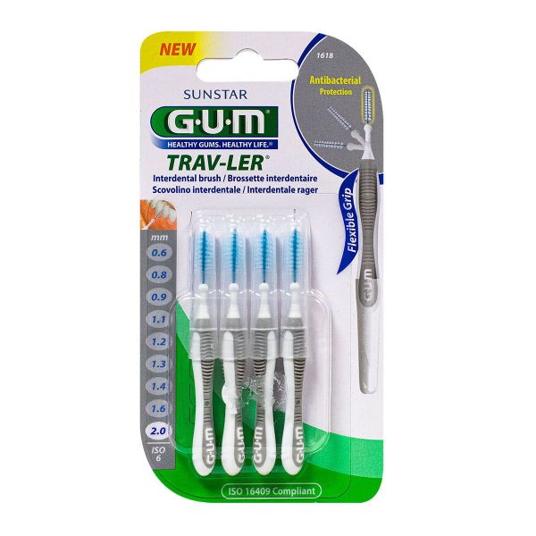 Trav-ler 4 brossettes inter-dentaires 2mm