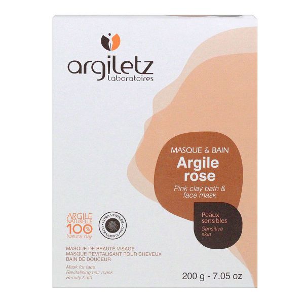 Argile rose masque & bain 200g