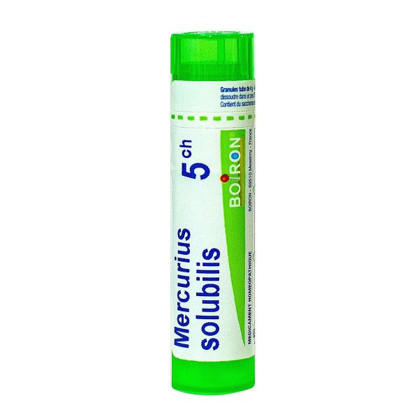 Mercurius solubilis tube granules