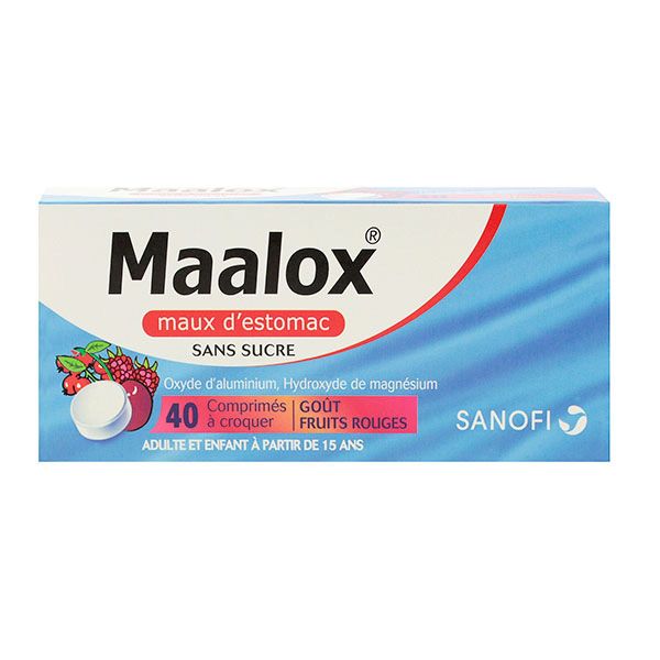 Maalox maux estomac 40 comprimés