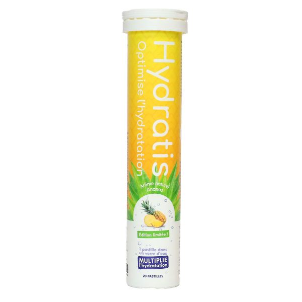 Solution d'hydratation arôme ananas 20 pastilles