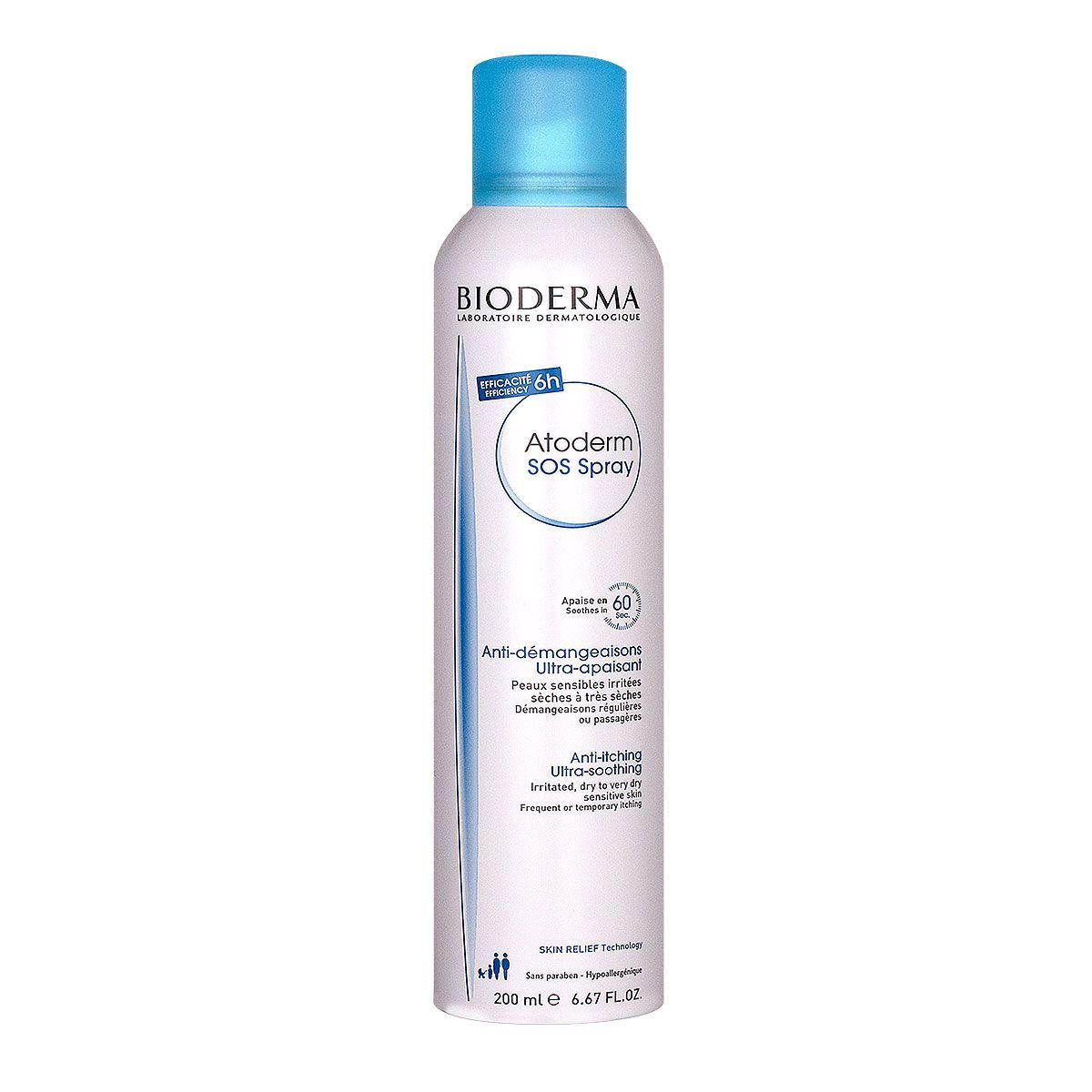 Bioderma atoderm SOS spray 200ml est un spray réflexe anti ...