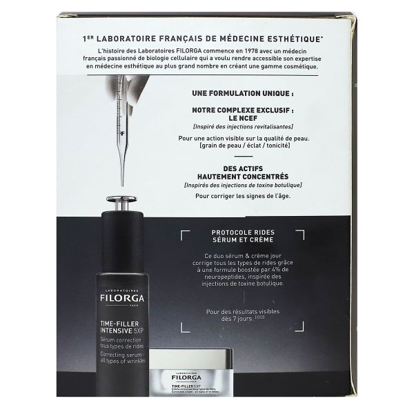Coffret Time-Filler Intensive 5XP serum 30ml + crème 15ml offerte