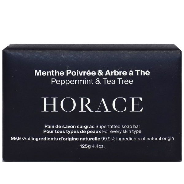 Pain de savon surgras menthe poivrée arbre à thé 125g