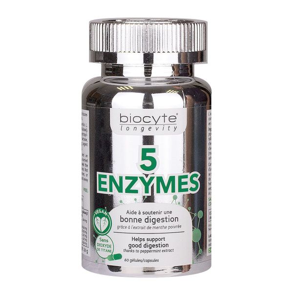 5 enzymes 60 gélules