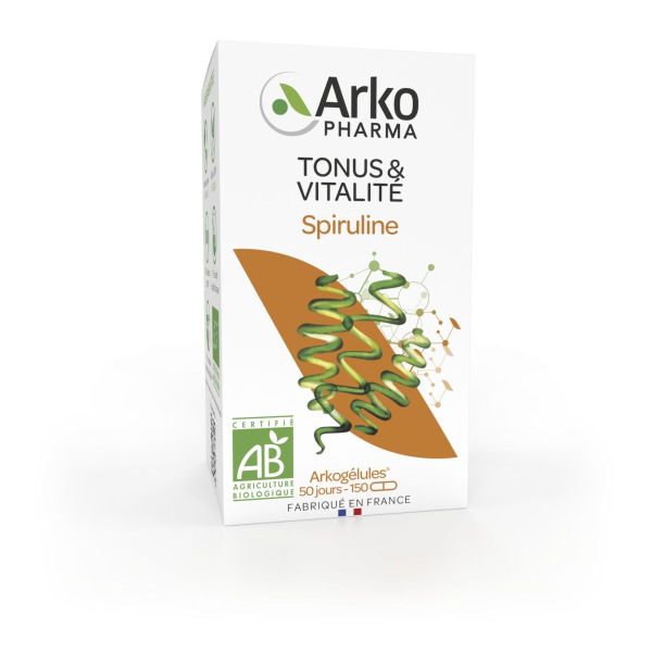 Arkogélules spiruline 150 gélules