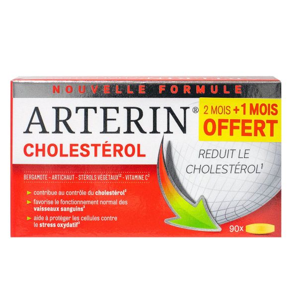 Arterin réduit le cholestérol 90 comprimés