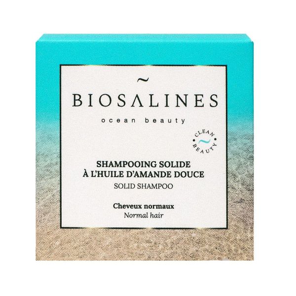 Shampooing solide huile amande douce cheveux normaux 20g