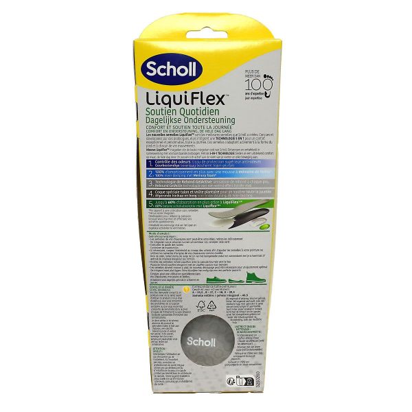 Liquiflex semelles soutien quotidien 5en1 femme S 35,5-40,5