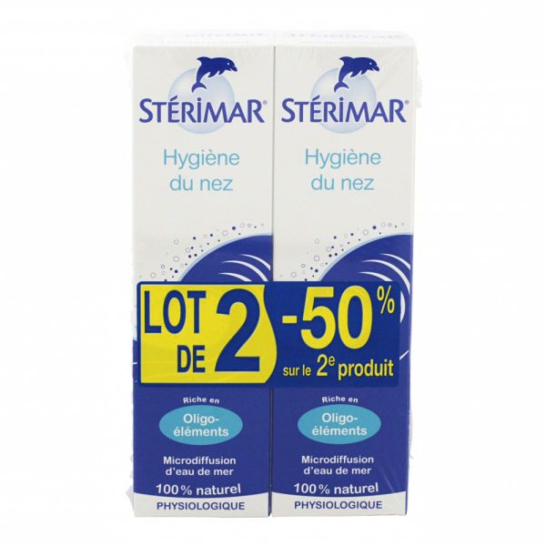 Spray hygiène nez riche oligoéléments 2x100ml