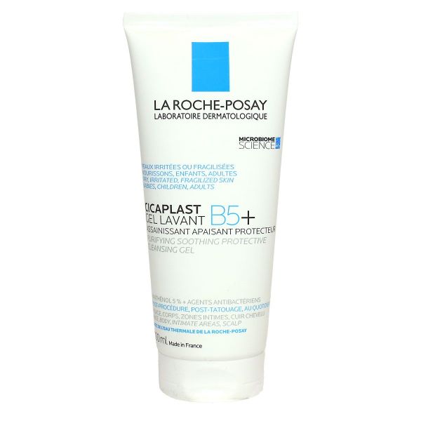 Cicaplast B5+ gel lavant moussant assainissant apaisant visage corps 100ml