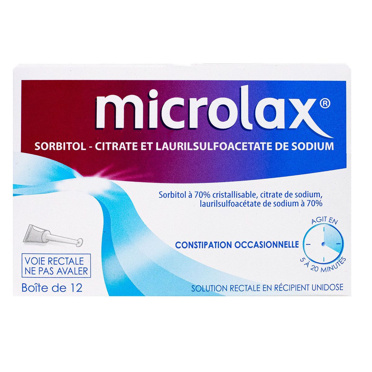 microlax solution rectale adulte unidoses soulage la constipation  occasionnelle chez l'adulte