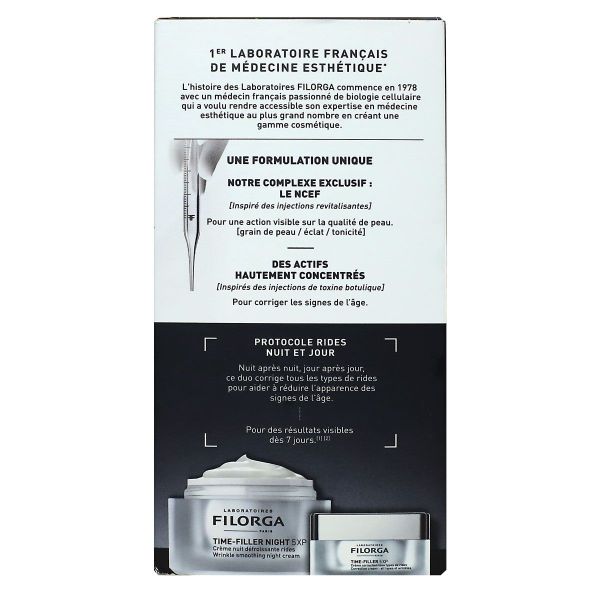 Coffret Time-Filler Night 5XP soin de nuit anti-rides