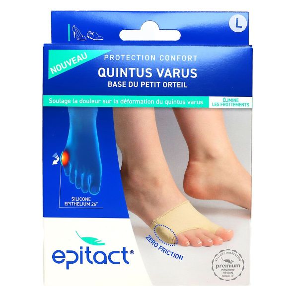 1 protection confort Quintus Varus base petit orteil taille Large