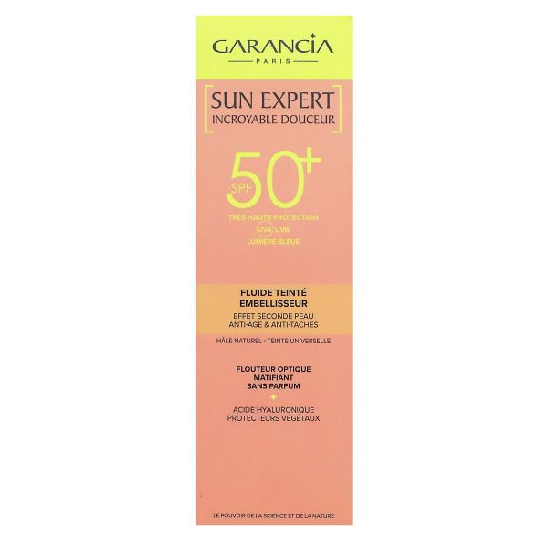 Sun Expert fluide teinté incroyable douceur SPF50+ 40ml