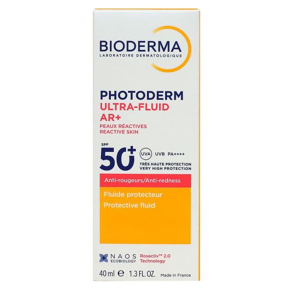 Photoderm Ultra-Fluid AR+ peau reactive anti-rougeurs SPF50+ 40ml