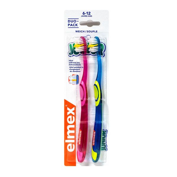 2 brosses à dents junior 6-12 ans