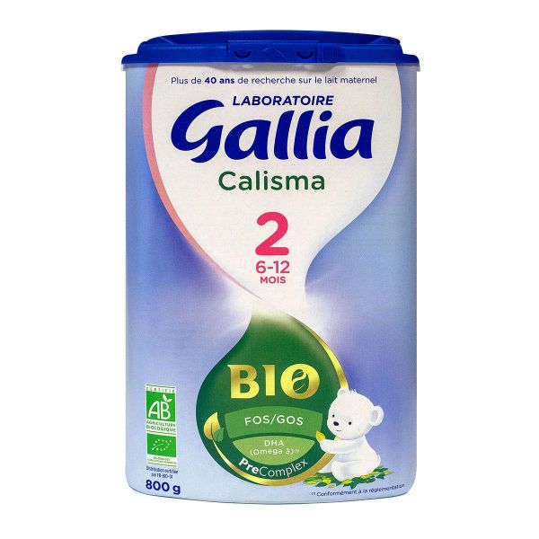 Calisma bio lait 2ème âge