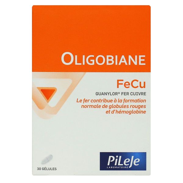 Oligobiane FeCu formation normale globules rouges 30 gélules