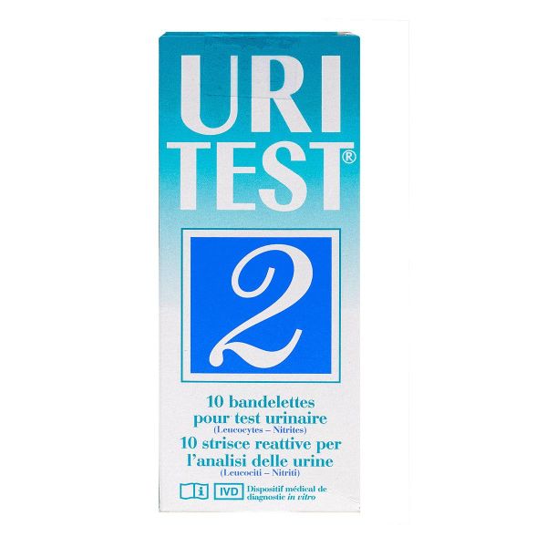 10 bandelettes pour test urinaire leucocytes et nitrites
