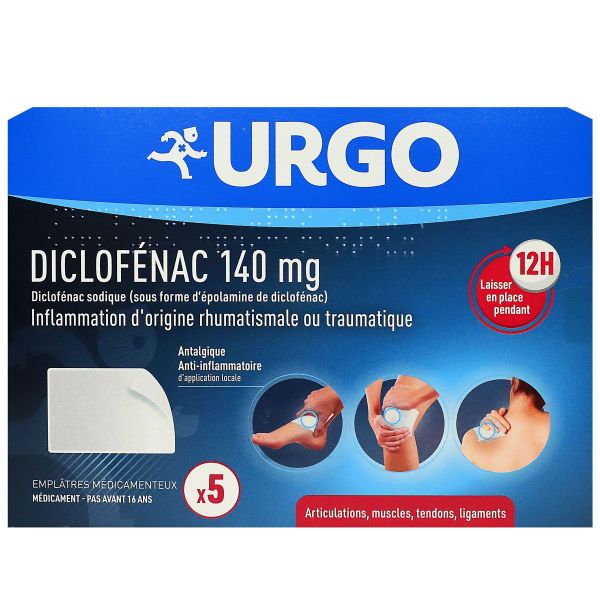 Diclofenac 140mg 5 emplâtres