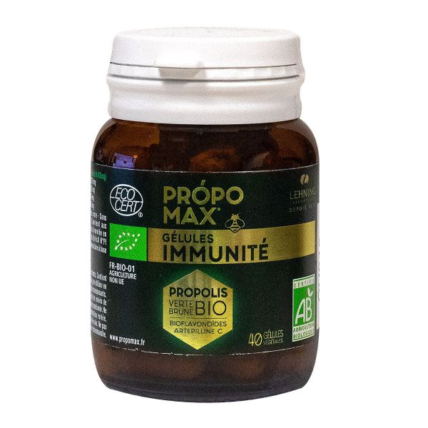 Propomax 40 gélules immunité propolis bio